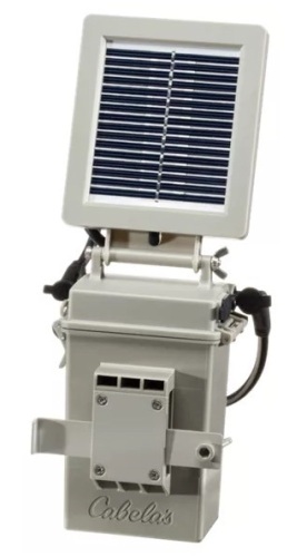 External Battery Box with Solar Panel, E-Commerce Return, Untested - Lot 30