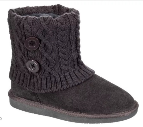 Natural Reflections Romy Sweater Boots for Ladies - Grey - 7M, E-Commerce Return - Lot 67