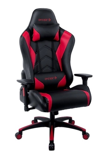 Emerge Vartan Bonded Leather Gaming Chair, E-Comm Return - Lot 11