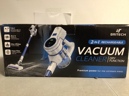 Britech Stick Vacuum, Powers Up, E-Comm Return, Powers Up - Lot 36