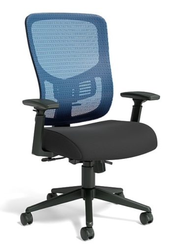 Union & Scale FlexFit Mesh Back Fabric Chair, E-Comm Return - Lot 257