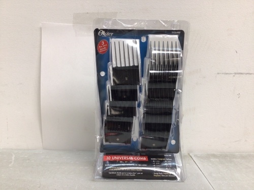 Oster 10pc Universal Clipper Comb Set, E-Comm Return - Lot 277