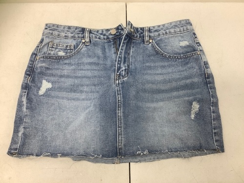 Vipones Womens Denim Skirt, 12, Appears New - Lot 316