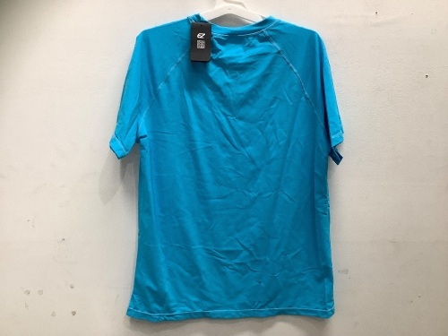 EZRUN, Men's Short Sleeve Shirt, XL, Blue - Lot 324
