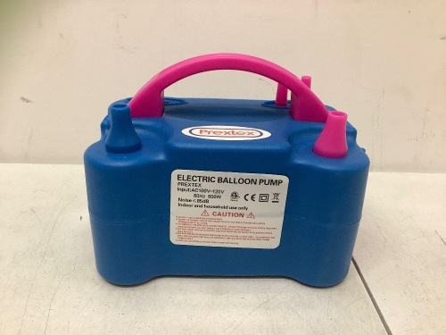 Prextex Electric Balloon Pump, Works, Appears New - Lot 339