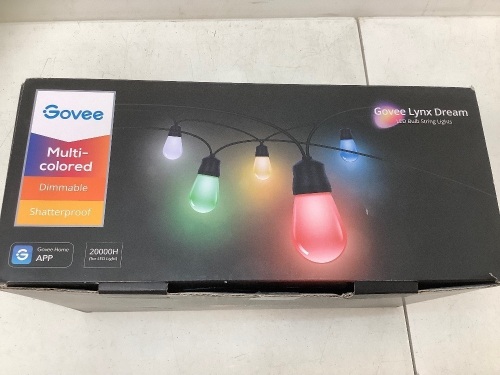 Govee Lynx Dream LED String Lights, Works, Appears new - Lot 346