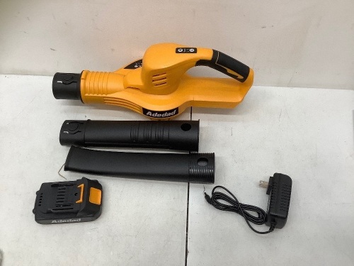 Adedad 20V Cordless Blower, Works, Appears New - Lot 388