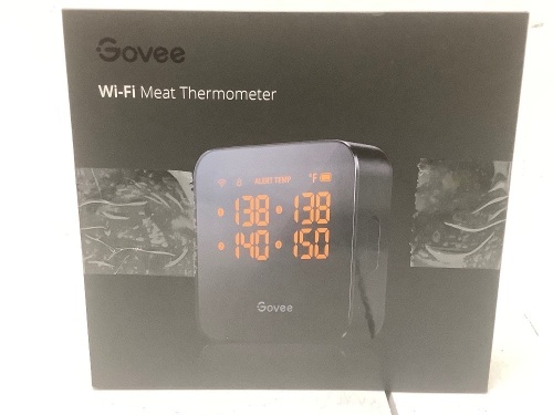 Govee WiFi Meat Thermometer, Powers Up, Appears new - Lot 394