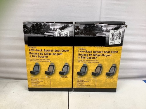 Lot of (2) Bucket Seat Cover, E-Comm Return - Lot 400