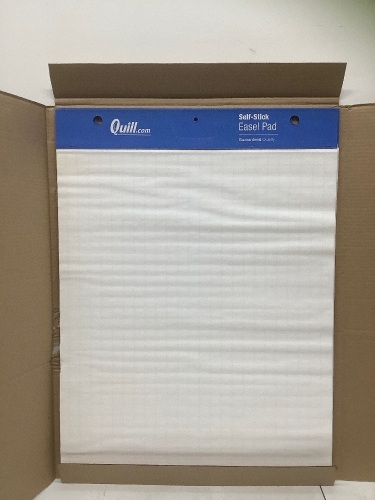 2 Pack Quill Self Stick Easel Pads, Appears New - Lot 195