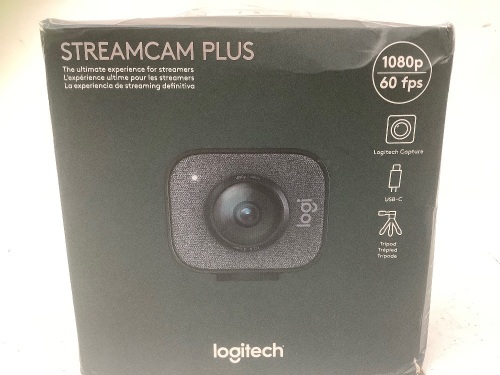 Logitech Streamcam Plus, Powers Up, Appears New - Lot 52