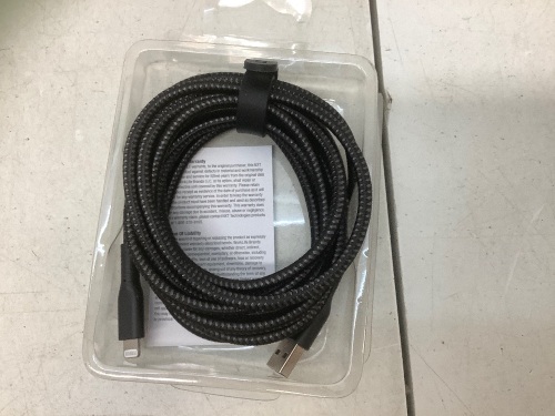 NXT Lightning to USB 10ft Cable, Untested, Appears New - Lot 365