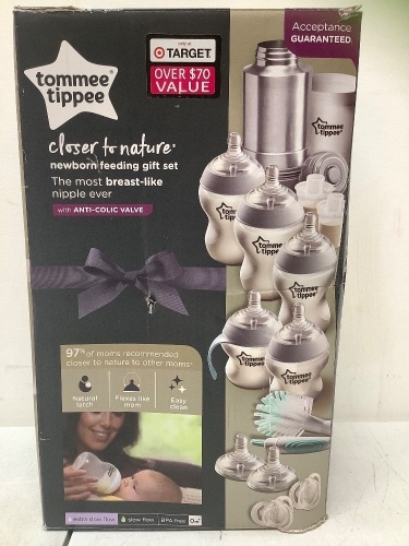 Lot of (2) Tommee Tippee Closer to Nature Baby Bottle Gift Sets - Lot 283