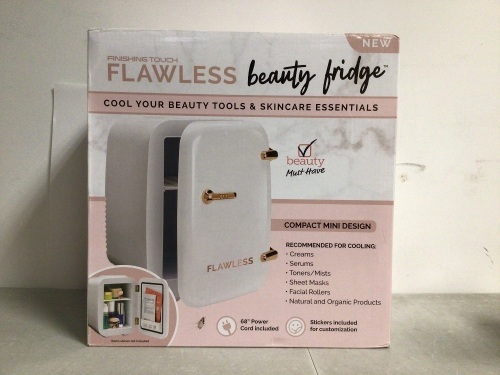 Finishing Touch Flawless Beauty Fridge, Powers Up, Appears New - Lot 547