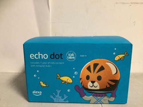 Alexa Echo Dot, Kids Edition, New - Factory Sealed - Lot 156