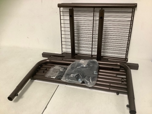 Rolling Adjustable Clothes Rack, Appears new - Lot 185