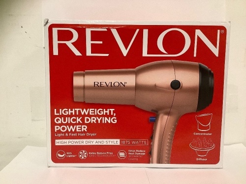 Revlon Hair Dryer, Works, Appears new - Lot 273