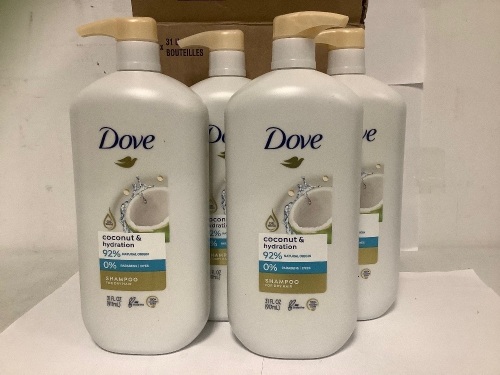 4 Pack Dove Shampoo, New - Lot 131