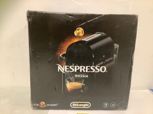 Nespresso Machine, Untested, E-Comm Return - Lot 69