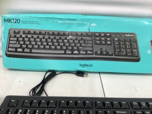 Logitech Keyboard & Mouse Combo - Lot 354