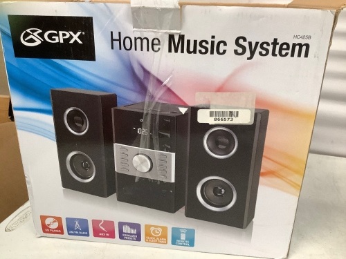 GPX Home Music System - Lot 501