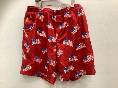 Mens American Flag Trunks - Minor Damage - Lot 163