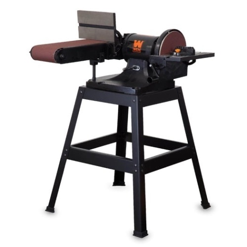 6 x 48 in. Belt and 9 in. Disc Sander with Stand - Lot 63
