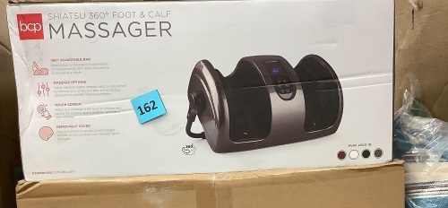 Reflexology Shiatsu Foot Massager w/ High-Intensity Rollers, Remote Control - Lot 162