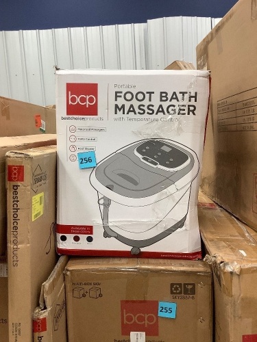 Automatic Heated Shiatsu Massage Foot Bath Spa w/ Pumice Stone - Lot 256