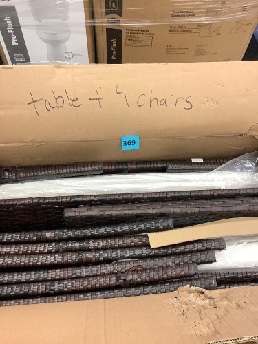 Table and 4 Chairs - Lot 369