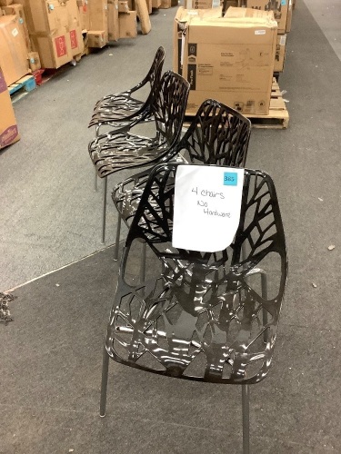 Four Chairs, No Hardware - Lot 385