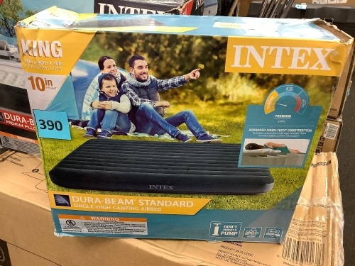 Intex 10" Standard Dura-Beam Airbed Mattress - Pump Not Included - KING - Lot 390