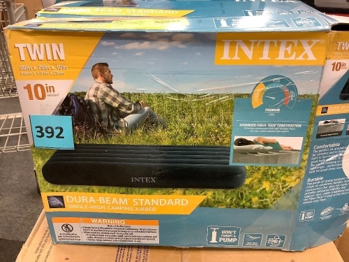 Intex 10" Standard Dura-Beam Airbed Mattress - Pump Not Included - TWIN - Lot 392