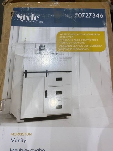 Vanity With Top - Lot 395