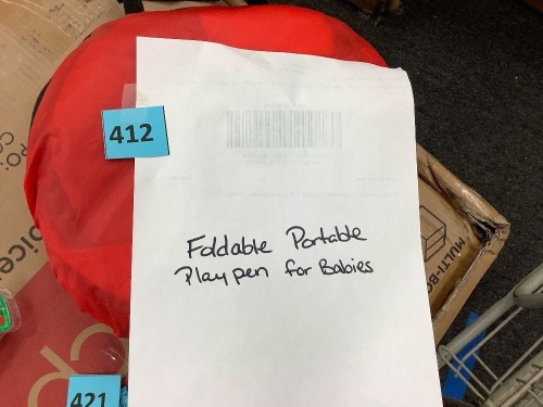 Foldable Portable Playpen for Babies - Lot 412
