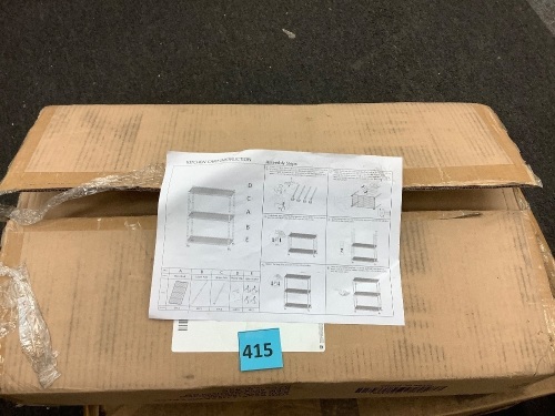 Stackable 3 Tier Kitchen Cart - Lot 415