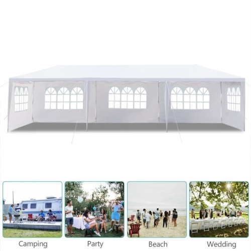 10'X30' Outdoor Canopy Party Wedding Tent 5/7/8 Sidewalls Garden Tent Gazebo Pavilion - Lot 461