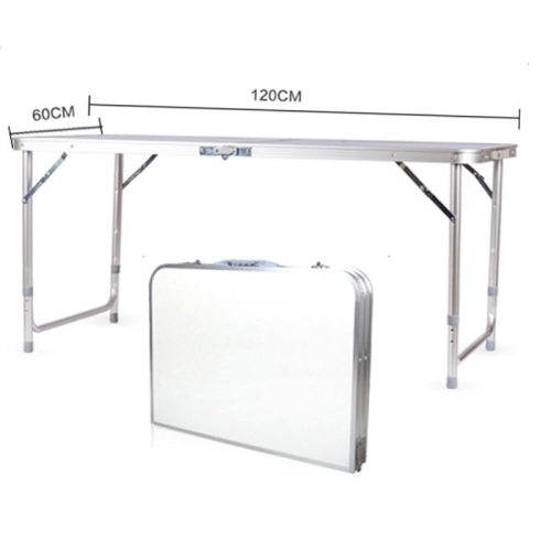 120 x 60 x 70 4Ft Portable Multipurpose Folding Table White - Lot 470