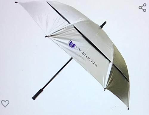 62 Inch UV Protection Umbrella - Automatic Open FashionStick Golf Umbrellas For Rain, Sun & Wind Protection - UPF55+ XL Oversized Vented Double Canopy Effectively Block99% of UVA UVB Light, Like New, Retail - $52.95 - Lot 30