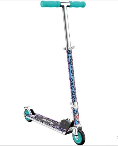 Razor A 2 Wheel Scooter - Leopard, Like New, Retail - $29.99 - Lot 45