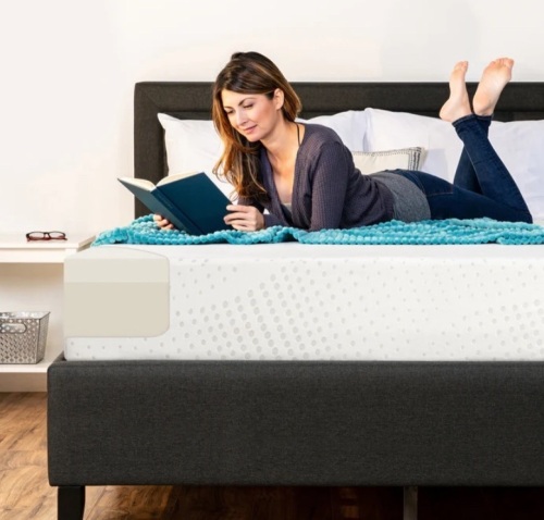 10in Dual Layered Memory Foam Mattress w/ CertiPUR-US Certified Foam, New, Retail - $219.99 - Lot 46
