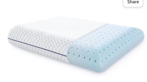 Weekender Gel Memory Foam Pillow - Ventilated - Washable Cover King Size, Like New, Retail - $39.99 - Lot 75
