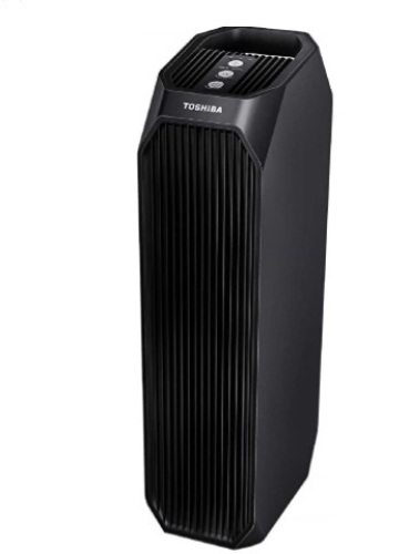 Toshiba Air Purifier CAF- W36USW UV Light Sanitizer, Designed for Smoke, Dust,Odors, Pollen and Pet Hair for Home, Office, Bedroom, Black, New, Retail - $106.97 - Lot 87