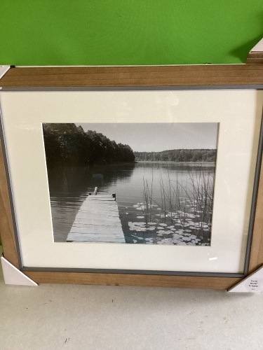 Brown Wood Picture Frame, 11x14/16x20 , LOT of 2, New - Lot 133