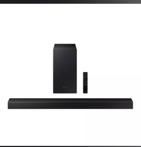 Samsung HW-A40M Soundbar with Wireless Sub, Black, 2.1Ch 210W, Like New, Retail - $69 - Lot 166