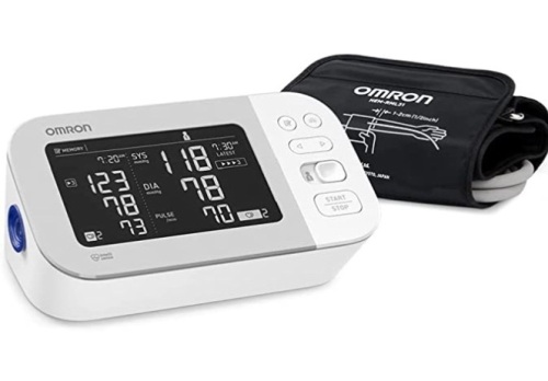 OMRON Platinum Blood Pressure Monitor with Free 6-monthPremium Mobile App Trial, Upper Arm Cuff, Digital Bluetooth BloodPressure Machine, Stores Up To 200 Readings for Two Users (100readings each), Like New, Retail - $63.20 - Lot 171