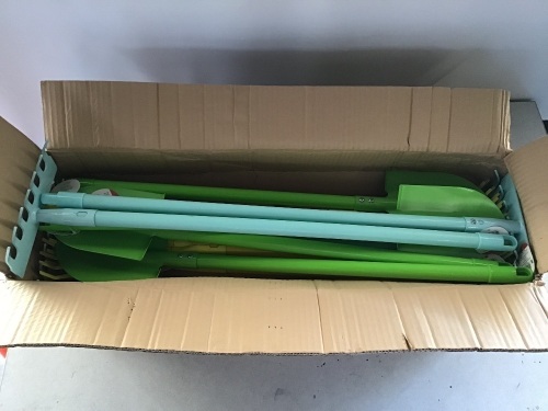 Toy Garden Rake and Shovel, LOT of 12, New, Retail - $3 - Lot 176