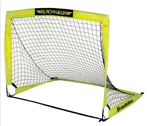 Franklin Sports Blackhawk 4'x3' Pop-Up Soccer Goal, Like New, Retail - $16.99 - Lot 243