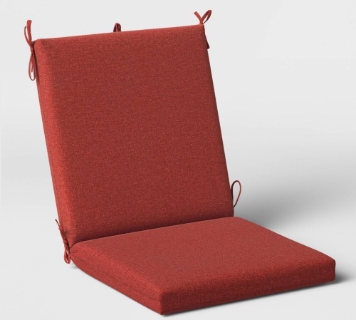 Woven Outdoor Chair Cushion DuraSeason Fabric Sienna- Threshold, Like New, Retail - $35 - Lot 262