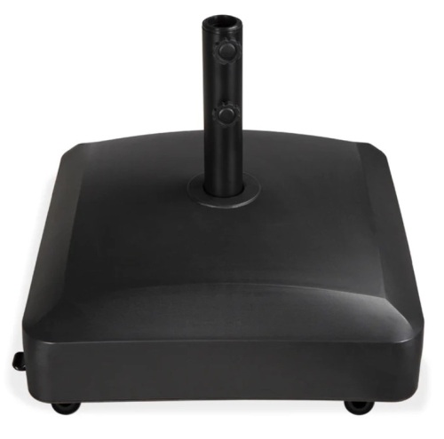 Fillable Mobile Umbrella Base Stand w/ 4 Wheels, 2 Locks, 137lb Capacity, Like New, Retail - $84.99 - Lot 263